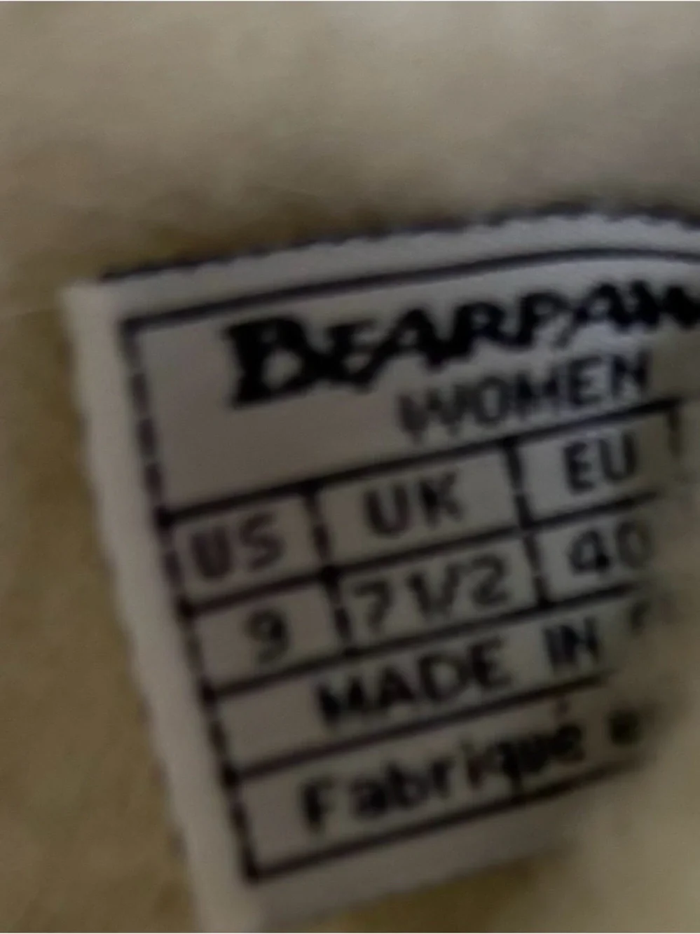NIB 2015 Bearpaw 
